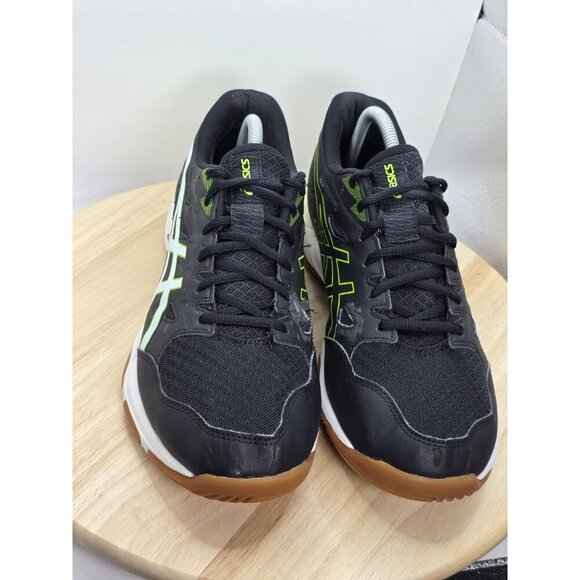 Asics GEL-ROCKET 11 1071A091 Sneakers Mens US 11 Black Green Indoor Sports Shoes - Picture 4 of 10